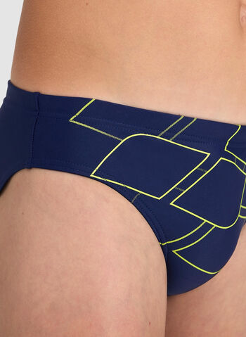 COSTUME SLIP MARK LOGO RAGAZZO, 870 NVYGREEN, small