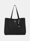 BORSA MERIDIAN SHOPPER SIGLATA, CLO BLK, thumb