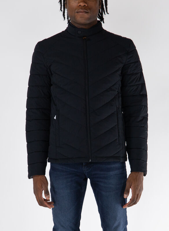 GIUBBOTTO CHAMARRA BIKER, BLK, medium