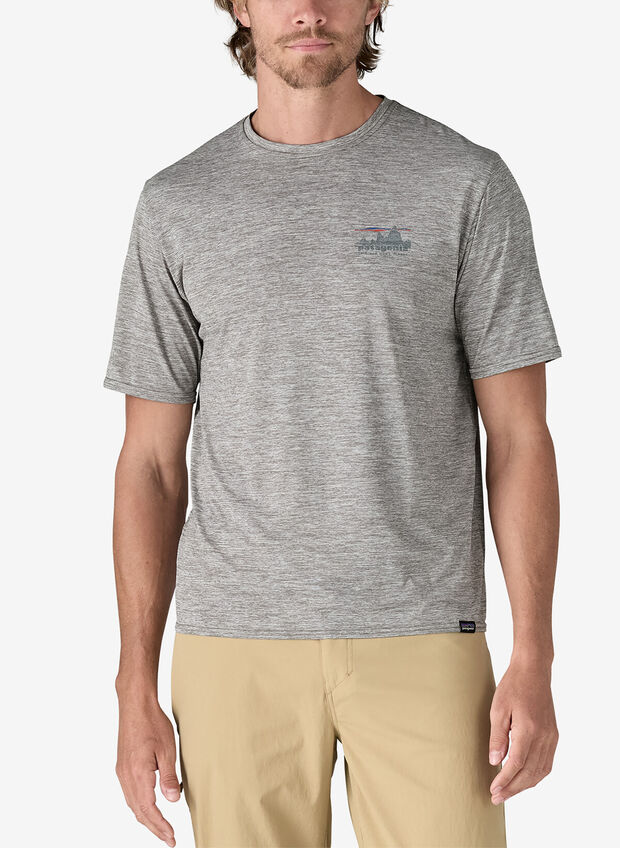 T-SHIRT CAPILENE COOL DAILY GRAPHIC, GREY, large