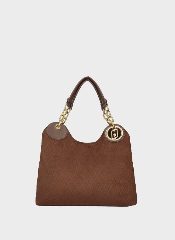 BORSA FAIZA SUEDE BIG, 09032 TABACCO, medium