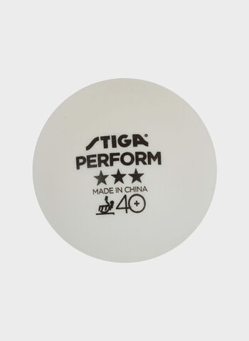 CONFEZIONE 3 PALLINE PING PONG PERFORM 3 STELLE, WHT, small