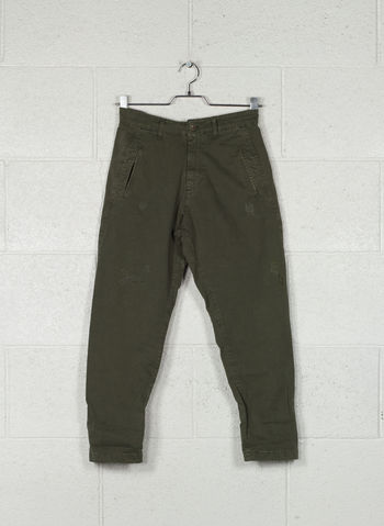 PANTALONE QUATTRO TASCHE, VERDE MILI, small