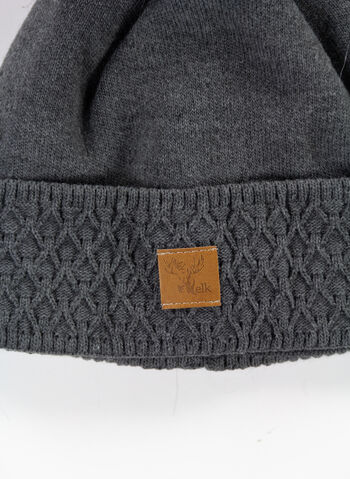 CAPPELLO CON PON PON, DARK GREY, small