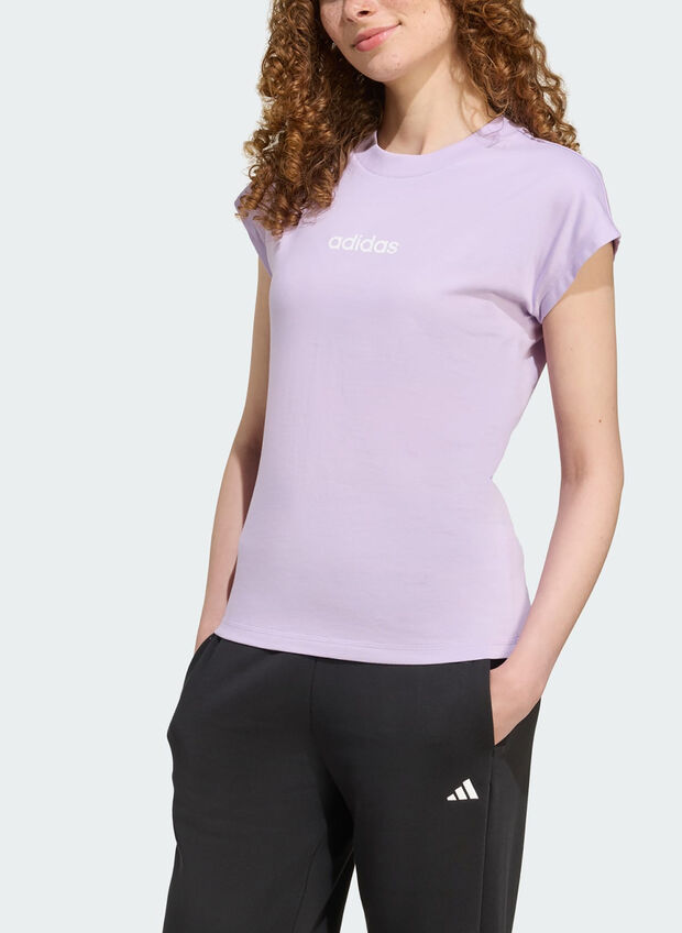 T-SHIRT LINEAR, LILLA, large
