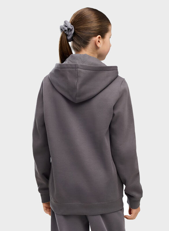 FELPA ESS ELEVATED HOODIE JUNIOR, 34 MOODY GRAY, medium