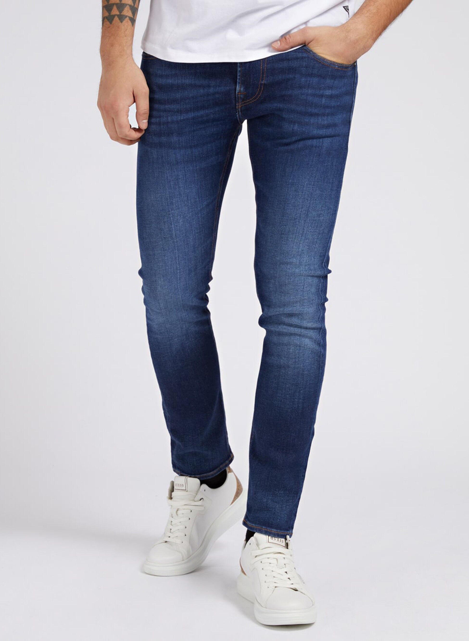 GUESS JEANS SKINNY Blu Uomo | Sport85