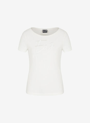 T-SHIRT LOGO, U0005 PANNA, small