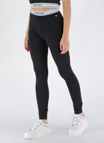 LEGGINGS CON ELASTICO ICONICO, BDS BLK, small