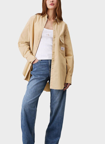 CAMICIA CON COLLETTO A PUNTA, YAF WHT, small