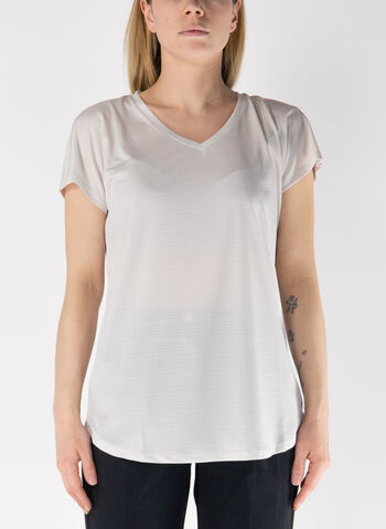 MAGLIA A MANICA CORTA IN JERSEY FAST DRY, A238 VANIGLIA, small