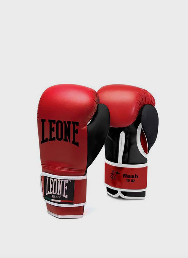 GUANTO BOXE FLASH 10OZ, RED, large