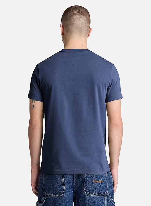 T-SHIRT MICRO LOGO, - DENIM, medium