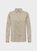 CAMICIA MIKA SATIN, FROSTED ALMOND, thumb
