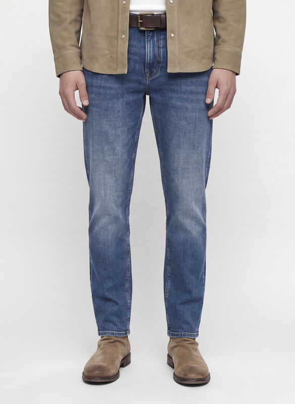 JEANS MIKE ST350 REGULAR, BLUE DENIM SCURO, medium