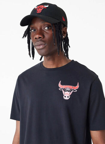 T-SHIRT NBA CHICAGO BULLS, BLK, small