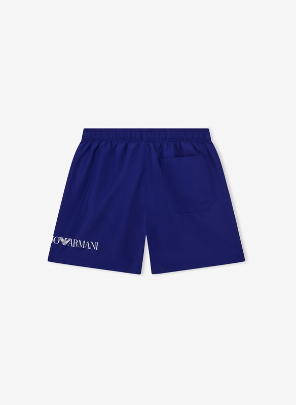 COSTUME BOXER BEACH MICRO LOGO RAGAZZO, MB471 AZZURRO, medium
