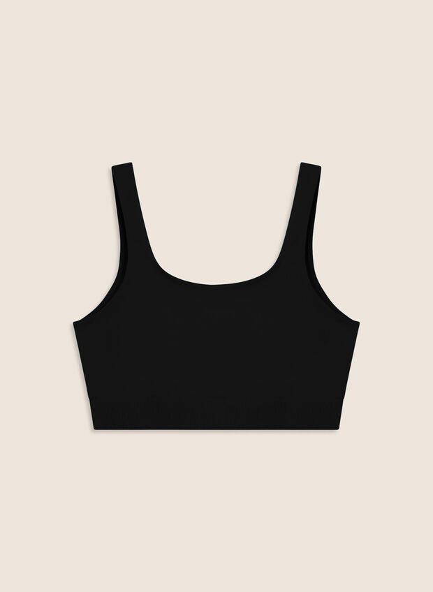 TOP SPORTIVO SEAMLESS, N BLK, large