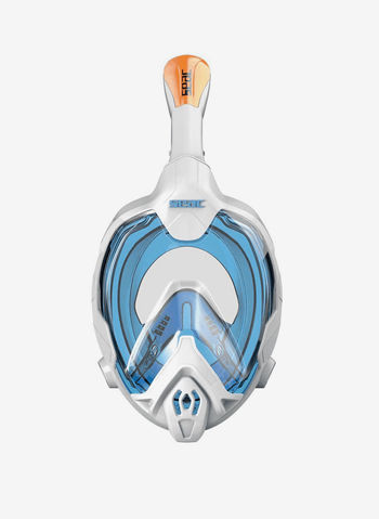 MASCHERA MAGICA FULL-FACE GRANFACCIALE, BIANCO/ARANCIO, small