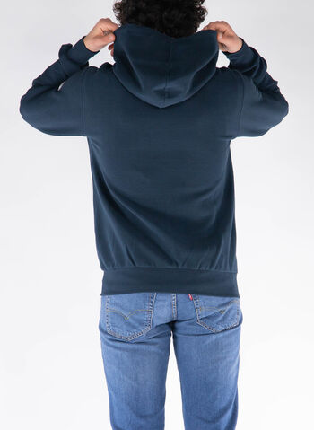 FELPA CON CAPPUCCIO EFFETTO OTTOMAN, 68 NVY, small