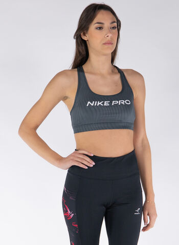 REGGISENO SPORTIVO SWOOSH PRINT, 060 ANTRWHT, small