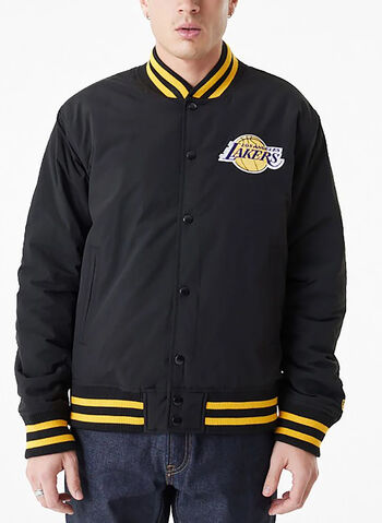 GIUBBOTTO BOMBER LOS ANGELES LAKERS, BLK, small