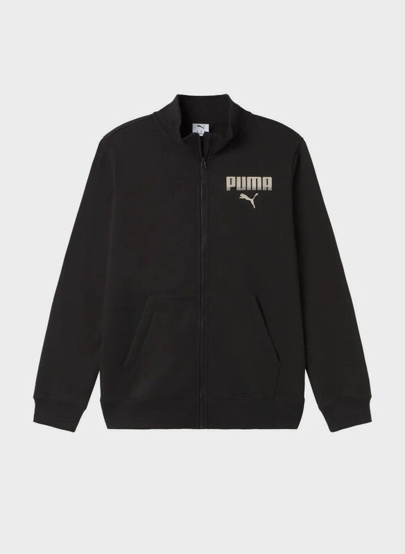 FELPA GRAPHIC FULL ZIP, 01 BLK, medium
