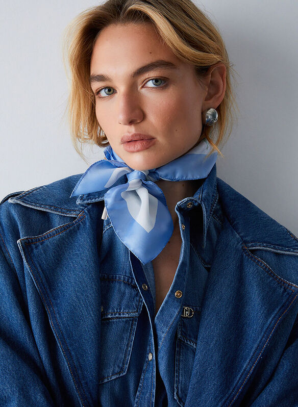 FOULAR FLOWERS, 53932 CELESTE, medium