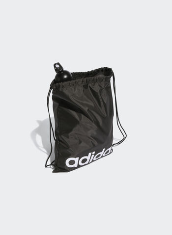 GYM SACK LINEAR UNISEX, BLK, small