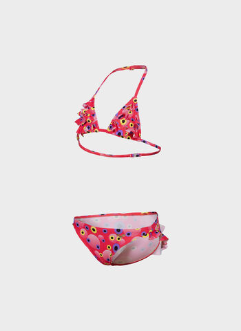 COSTUME BIKINI TRIANGOLO VINTAGE RAGAZZA, 900 ANGURIA MULTI, small