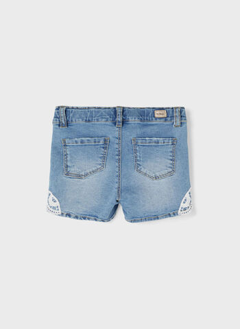 SHORTS JEANS SALLI BAMBINA, MEDIUM BLUE, small