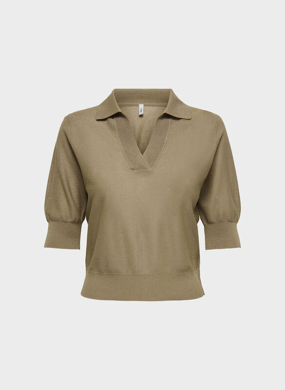 MAGLIA LUREX, SEPIA TINT, medium