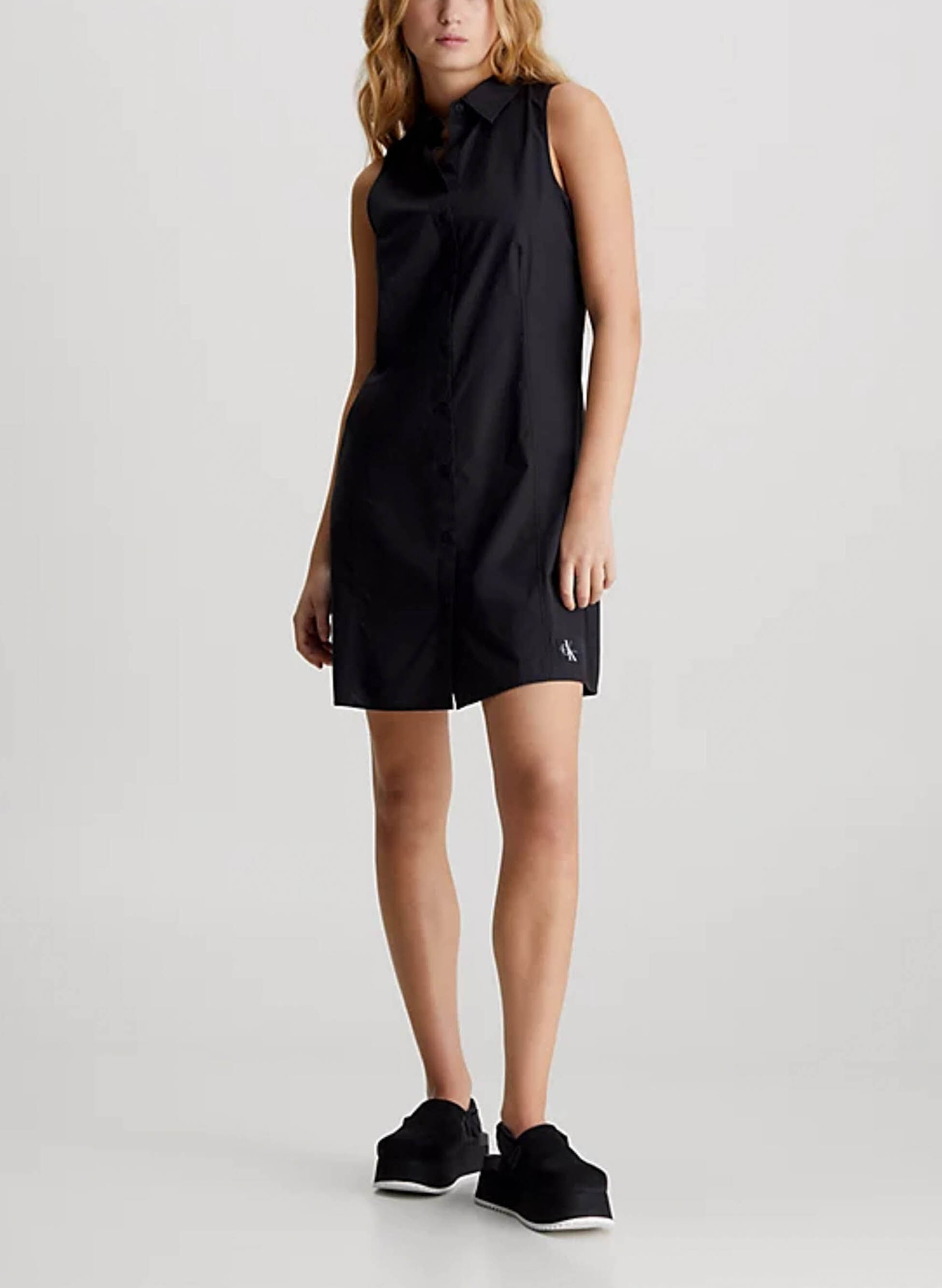 black dresses short in front long in back Back In Time Long Sleeve Mini Dress | Black | Womens main image 1