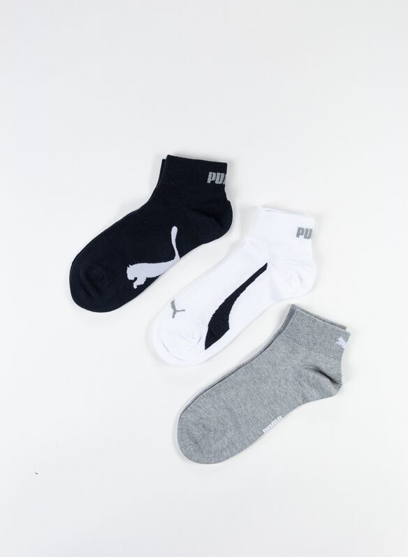 CALZA LIFESTYLE LOGO 3PAIA, 002 WHTGREYBLK, medium