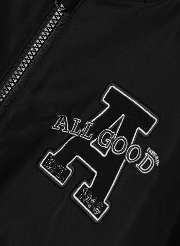 GIACCA BOMBER ALL GOOD JUNIOR, BLACK, small
