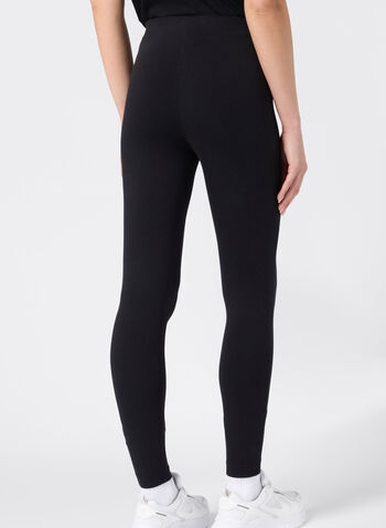 LEGGINGS IN COTONE ELASTICIZZATO ICONS, KK001 BLK, small