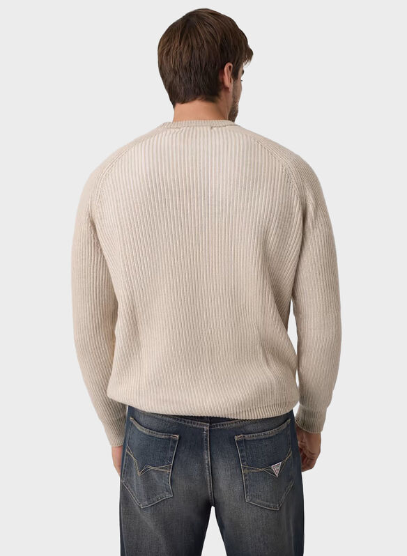 MAGLIONE COSTA INGLESE, FNOM BEIGE, medium