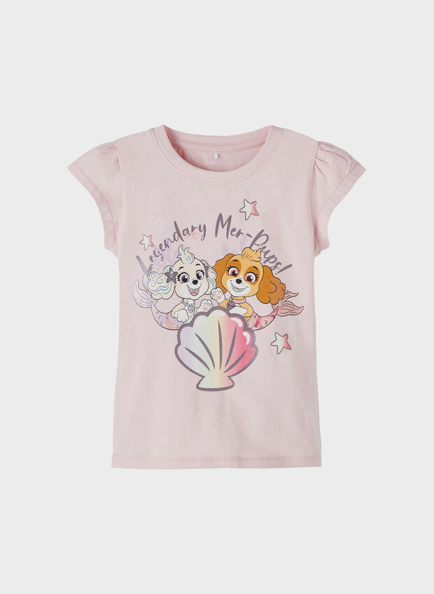 T-SHIRT PAWPATROL BAMBINA, PARFAIT PINK , large