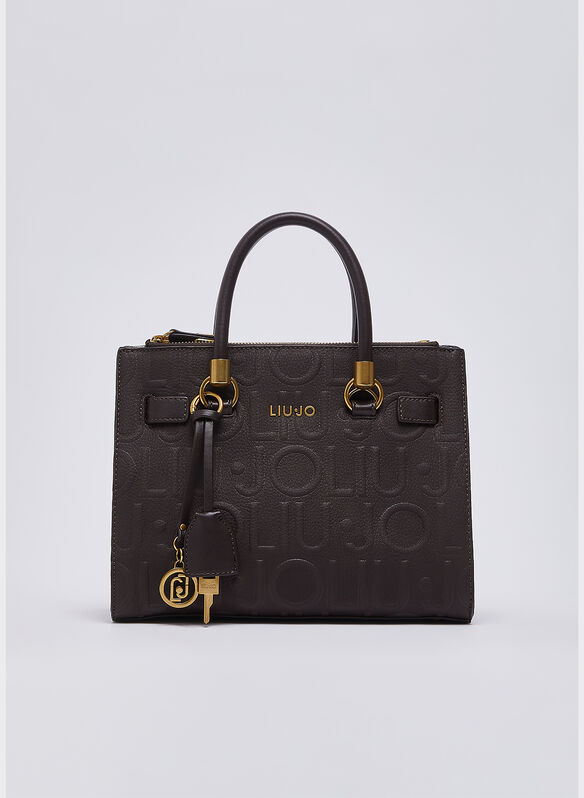 BORSA TOTE MEDIA LOGATA, 91419 MORO, medium