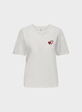 T-SHIRT ONLHAPPY, CLOUD DANCER HEART, thumb