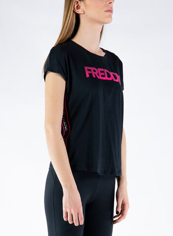 T-SHIRT FITNESS COMFORT, NF101 BLKFUXIA, small