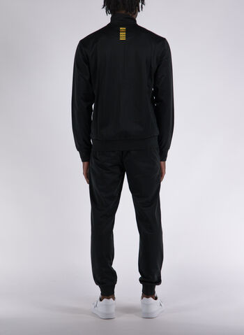 TUTA POLY FULL ZIP MICRO LOGO, 0208 BLKGOLD, small