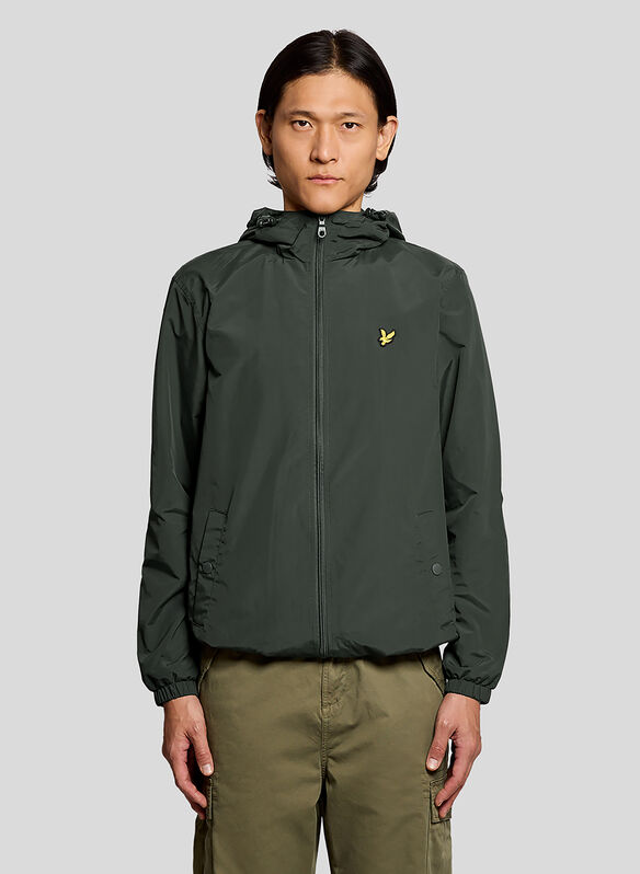 JACKET WATER RESISTANT HOODED, W635 ANTRACITE, medium