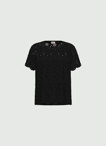 MAGLIA VELETTA INSERTO PIZZO SAN GALLO, , small