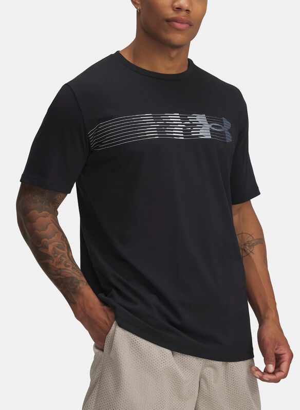 T-SHIRT A MANICA CORTA FLY, 0001 BLK, medium