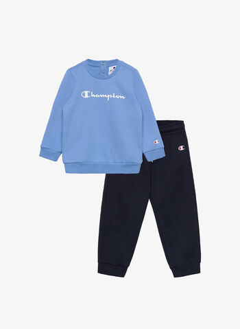 TUTA GIROCOLLO LOGO PRINT BIMBO, BS204 CELESTENVY, small