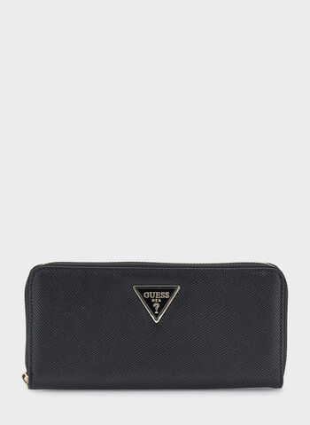 PORTAFOGLIO LAUREL ZIP AROUND MAXI, BLA BLK, small