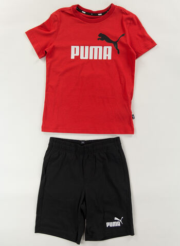 COMPLETO T-SHIRT + SHORT RAGAZZO, 21 RED, small