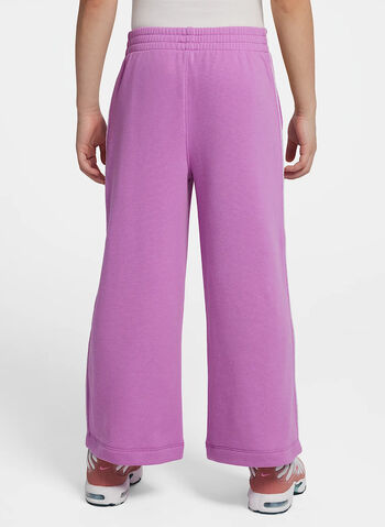 PANTALONE JOGGERS ESSENTIALS FRENCH TERRY WIDE LEG BAMBINA, P3R LILLA, small