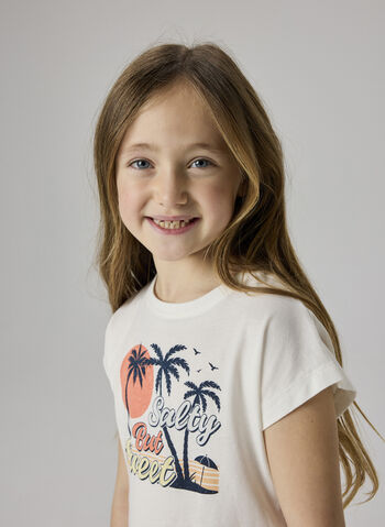 T-SHIRT VILMA RAGAZZA, CLOUD DANCER, small